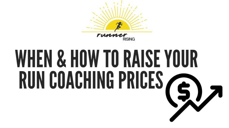 How to Raise Your Run Coaching Prices